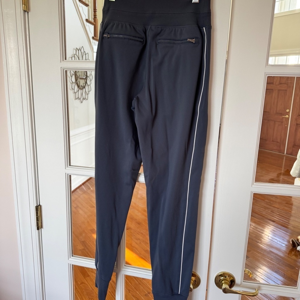 Athleta Venice High Rise Track Stripe Jogger, Granite Blue, XS Tall - Picture 4 of 4